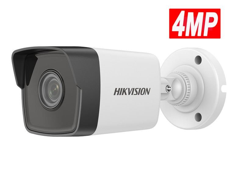 Hikvision DS‑2CD1043G0‑I 4MP Outdoor Network PoE Bullet Camera 2.8mm Lens