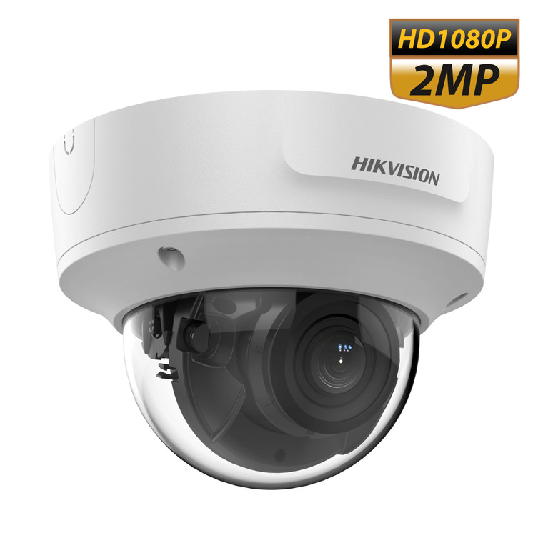 Hikvision DS-2CD2723G2-IZS 2MP AcuSense Outdoor IP PoE Network Dome Camera, Motorized Varifocal Lens 2.8-12mm