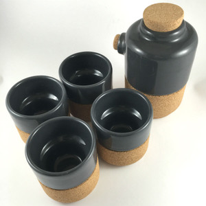 Alma Gemea - Sateen, Coffee Set - 4 Espresso Cups - Soul Mate Collection
Colour: Dark Grey