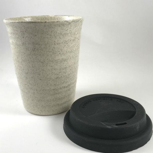 Robert Gordon - Carousel Coffee  Cup 325ml- Poppy Seed with black silicone lid