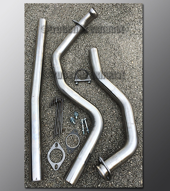 88-92 Mazda 626 Exhaust Tubing - 2.5 Inch 409 Stainless - TruBendz