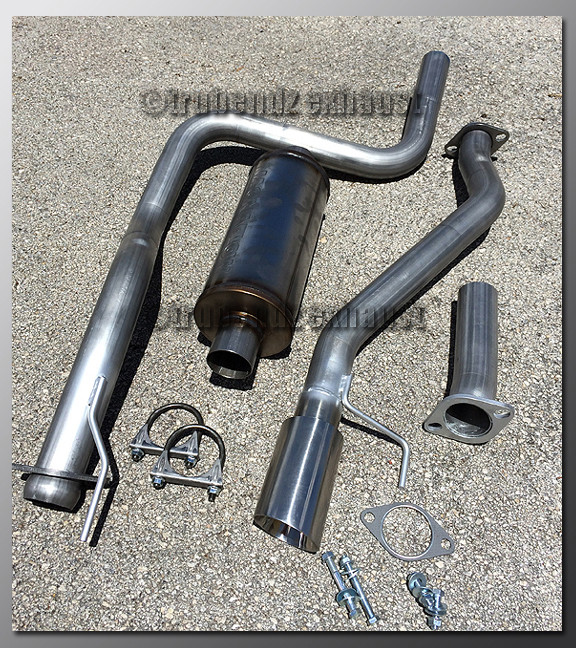 1116 Chevy Cruze Exhaust 2.25 inch 304 Stainless with Magnaflow