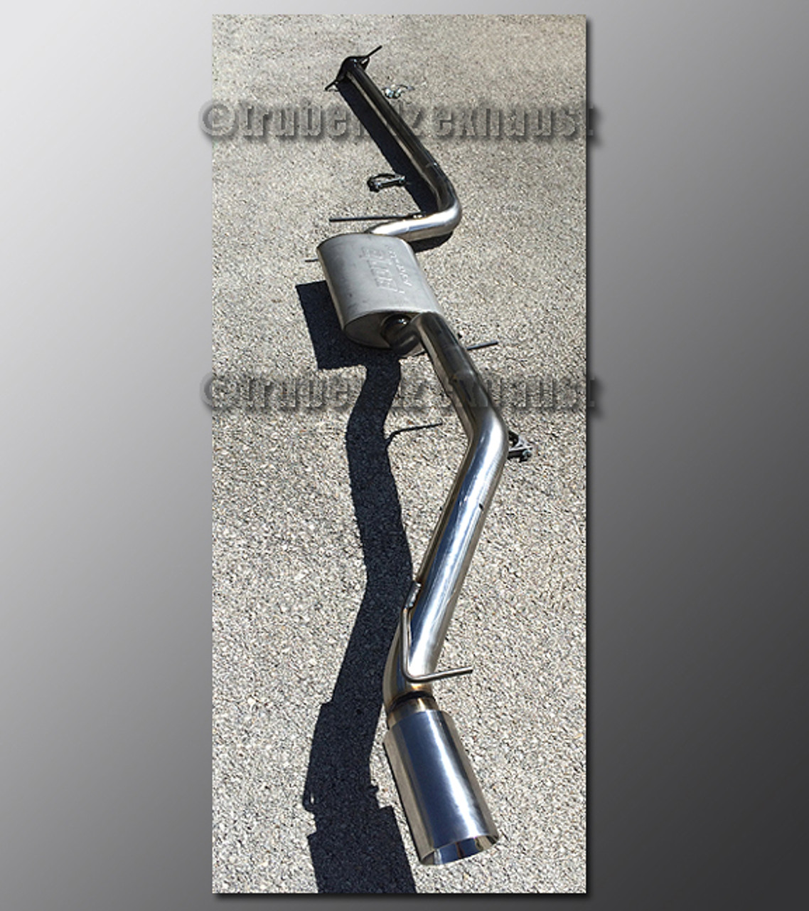 00-04 Ford Focus Exhaust - 2.25 inch Aluminized with Borla