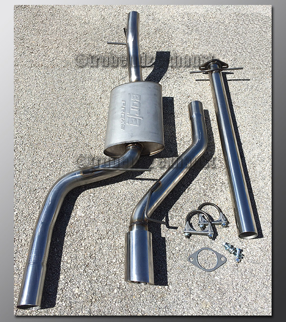 00-04 Ford Focus Exhaust - 2.5 inch Aluminized with Borla