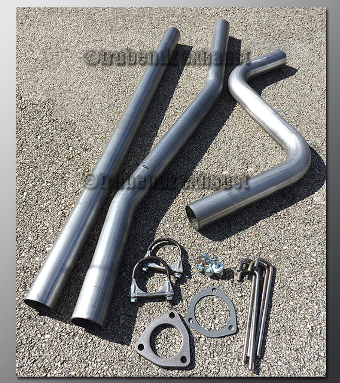 98-02 Honda Accord Exhaust Tubing 2.5 Inch Aluminized TruBendz  Technology