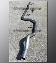 93-97 Honda Del Sol Exhaust Tubing - 2.5 Inch 409 Stainless