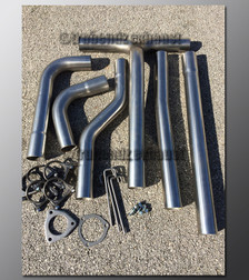 04-08 Acura TSX Dual Exhaust Tubing - 2.5 Inch 409 Stainless