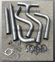 97-03 Pontiac Grand Prix Dual Exhaust Tubing - 2.5 Inch 409 Stainless