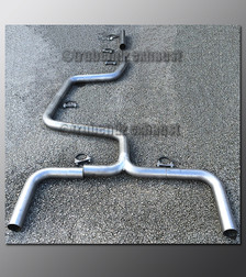 95-00 Ford Contour Dual Exhaust Tubing - 2.25 Inch 409 Stainless