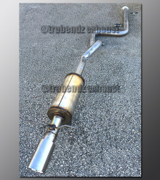 05-10 Chevy Cobalt Exhaust - 2.5 inch 409 Stainless with Magnaflow