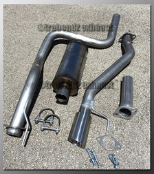 11-16 Chevy Cruze Exhaust - 2.5 inch 409 Stainless with Magnaflow