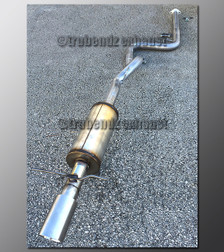 05-10 Pontiac G5 Exhaust - 2.5 inch 409 Stainless with Magnaflow