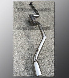 08-11 Ford Focus Exhaust - 2.25 inch 409 Stainless with Magnaflow