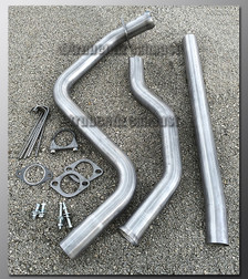 93-97 Mazda MX6 Exhaust Tubing - 2.25 Inch 409 Stainless