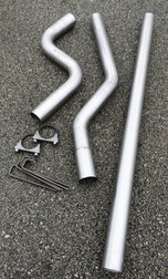 03-08 Pontiac Vibe Exhaust Tubing - 2.50 Inch Aluminized