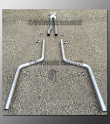 17-23 Dodge Charger V6 Dual Exhaust Tubing - 2.25 inch Aluminized