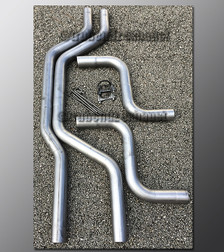 93-98 Lincoln Mark VIII Dual Exhaust Tubing - 2.25 Inch Aluminized