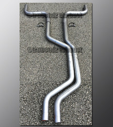 92-97 Ford Thunderbird Dual Exhaust Tubing - 2.25 Inch Aluminized