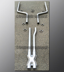 06-10 Dodge Charger Dual Exhaust Tubing - 2.25 inch Aluminized 06-10 Dodge Charger Dual Exhaust Tubing - 2.25 inch Aluminized