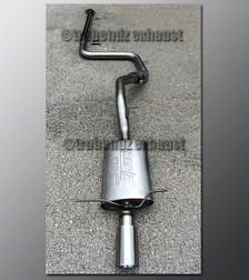 93-97 Mazda 626 Exhaust - 2.5 inch 304 Stainless with Borla