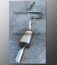 93-97 Mazda MX6 Exhaust - 2.25 inch Aluminized with Magnaflow