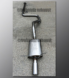 98-02 Mazda 626 Exhaust - 2.5 inch 304 Stainless with Borla