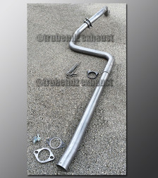 93-97 Ford Probe Exhaust Tubing - 2.25 Inch Aluminized