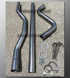 88-91 Honda Prelude Exhaust Tubing - 2.25 Inch 304 Stainless