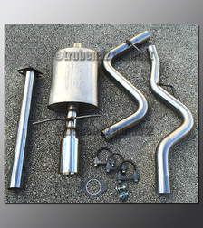 03-07 Saturn Ion Exhaust - 2.5 inch Aluminized with Borla