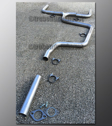 99-02 Mercury Cougar Dual Exhaust Tubing - 2.5 Inch 304 Stainless