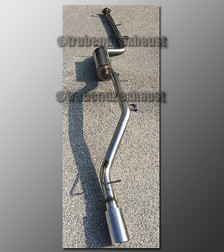 03-09 Mazda3 Exhaust - 2.25 inch Aluminized with Magnaflow