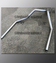 99-03 GMC Sierra 1500 Dual Exhaust Tailpipes - 2.5" Aluminized