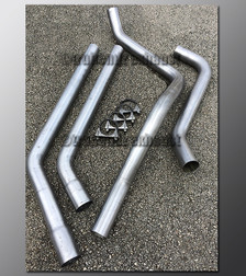99-03 GMC Sierra 1500 Dual Exhaust Tailpipes - 2.5" 304 Stainless