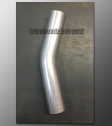 Mandrel Bend - 2.00 Inch OD Tube .065 wall - 25 Degree Aluminized