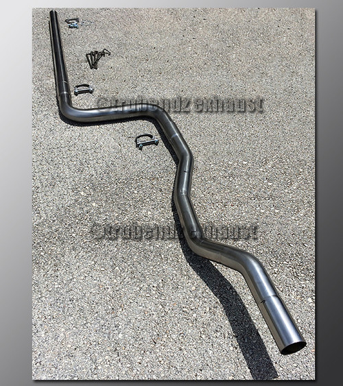 92-96 Honda Prelude Exhaust Tubing - 2.5 Inch 409 Stainless