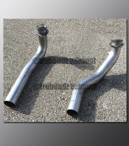 89-93 Ford Thunderbird 3.8L Custom Fit Downtubes - 2.25 Inch Aluminized