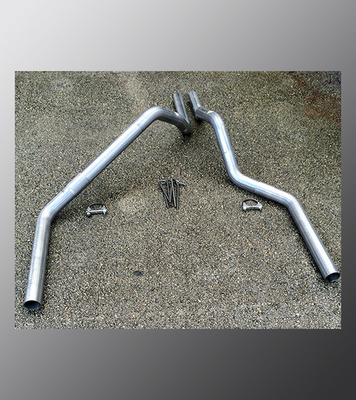 07-13 Chevy Silverado 2500 Dual Exhaust Tailpipes - 2.5" 409 Stainless Steel