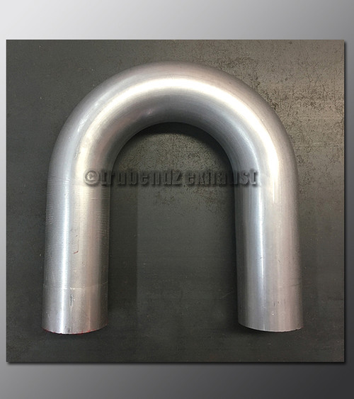 Mandrel Bend - 2.50 Inch OD Tube .065 wall - 180 Degree Aluminized