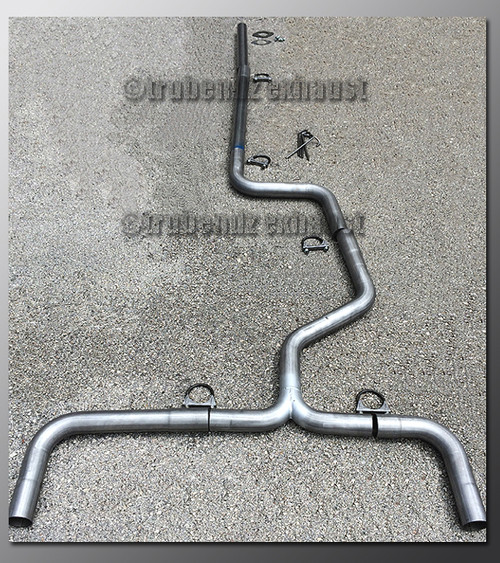 06-07 Chevy Monte Carlo Dual Exhaust Tubing - 3.0 Inch 409 Stainless