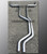 93-98 Lincoln Mark VIII Dual Exhaust Tubing - 2.25 Inch 304 Stainless