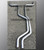 93-98 Lincoln Mark VIII Dual Exhaust Tubing - 2.5 Inch Aluminized