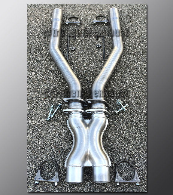 89-97 Ford Thunderbird Custom Fit X-Pipe - 2.25 Inch