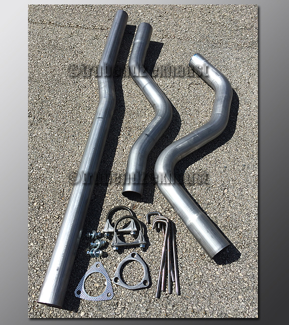 92-95 Honda Civic Exhaust Tubing - 2.25 inch Aluminized