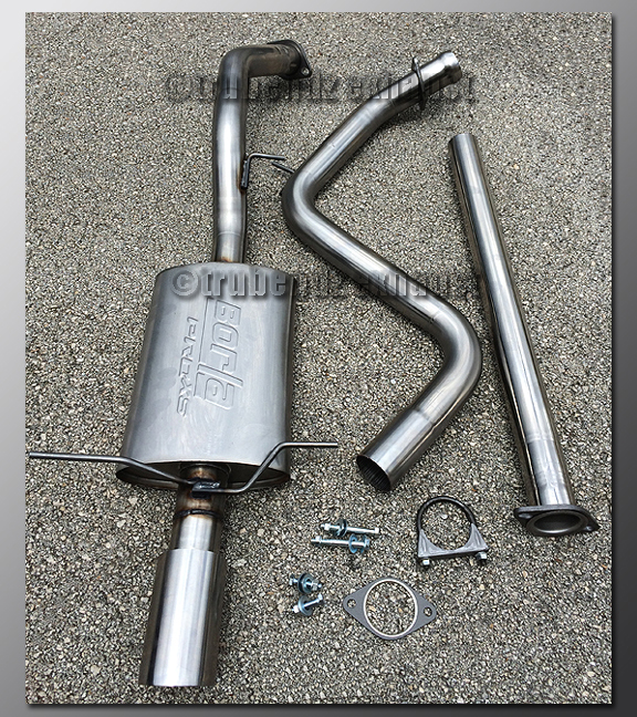 93-97 Mazda MX6 Exhaust - 2.5 inch 304 Stainless with Borla