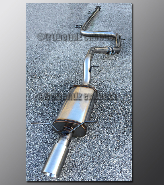 93-97 Mazda MX6 Exhaust - 2.25 inch Aluminized with Magnaflow