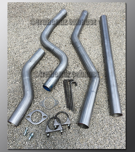 03-09 Mazda3 Exhaust Tubing - 2.25 Inch Aluminized