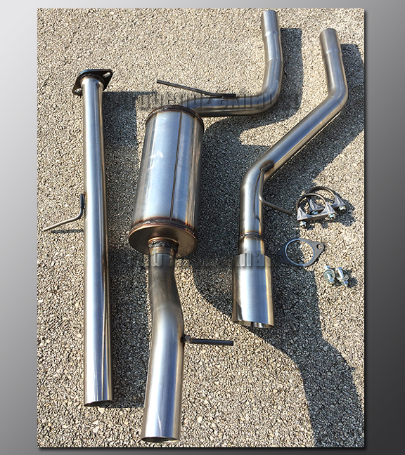 03-09 Mazda3 Exhaust - 2.5 inch 304 Stainless with Magnaflow