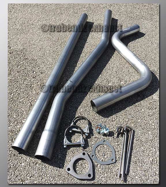 04-08 Acura TL Exhaust Tubing - 3.0 Inch 409 Stainless