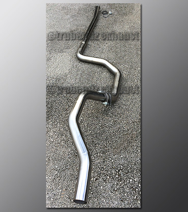 88-92 Mazda MX6 Exhaust Tubing - 2.5 Inch 409 Stainless - TruBendz