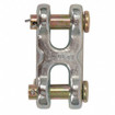 1/4"- 5/16" G70 Twin Clevis Link (Midlink), 4,700 Lbs. WLL, Import. Carton/10